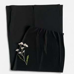 Vintage slinky black maxi skirt